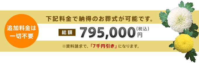 心に残る家族葬(795,000円)