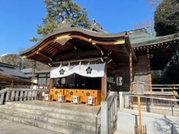 東京都調布市の布田天神社にある「多摩川の碑」